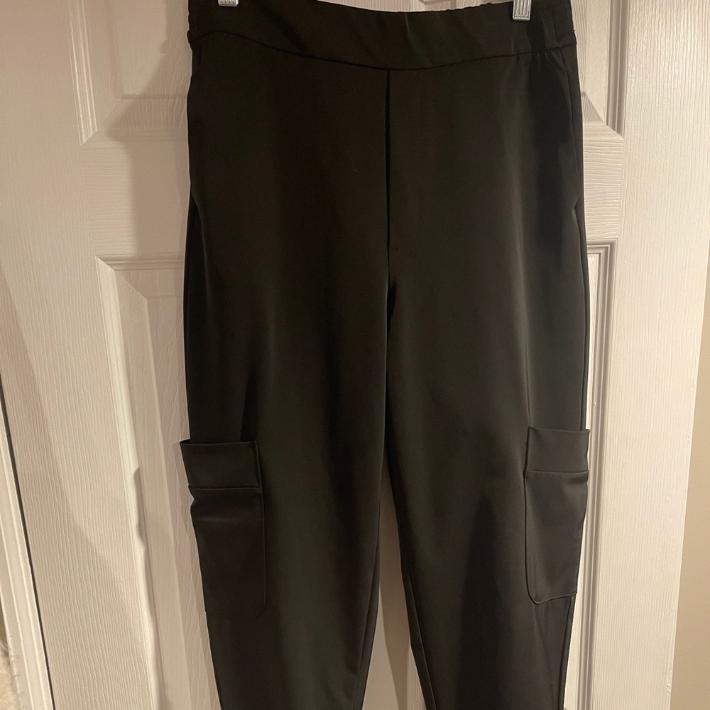 Black Zara tech joggers